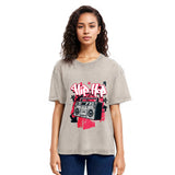 Tokyosol Hip Hop Style Washed T-Shirt