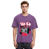 Tokyosol Hip Hop Style Washed T-Shirt