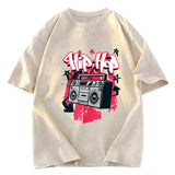 Tokyosol Hip Hop Style Washed T-Shirt