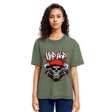 Tokyosol Skull Hip Hop Washed T-Shirt