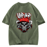 Tokyosol Skull Hip Hop Washed T-Shirt