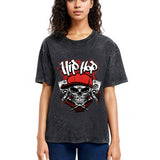 Tokyosol Skull Hip Hop Washed T-Shirt