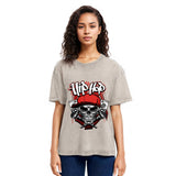 Tokyosol Skull Hip Hop Washed T-Shirt