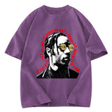 Tokyosol Hiphop Fashion Washed T-Shirt