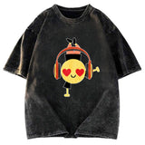 Tokyosol Hiphop Emoji Washed T-Shirt