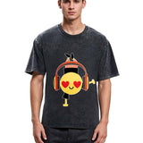 Tokyosol Hiphop Emoji Washed T-Shirt