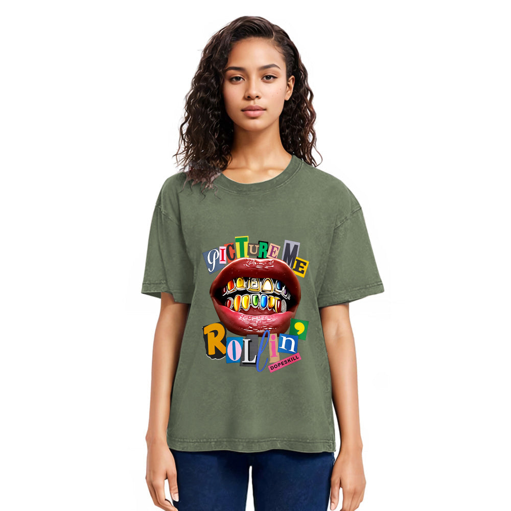 Tokyosol DopeSkill Hypebeast Hip Hop Washed T-Shirt