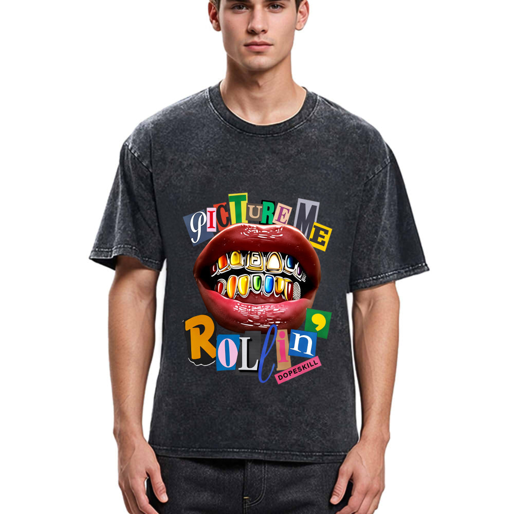 Tokyosol DopeSkill Hypebeast Hip Hop Washed T-Shirt