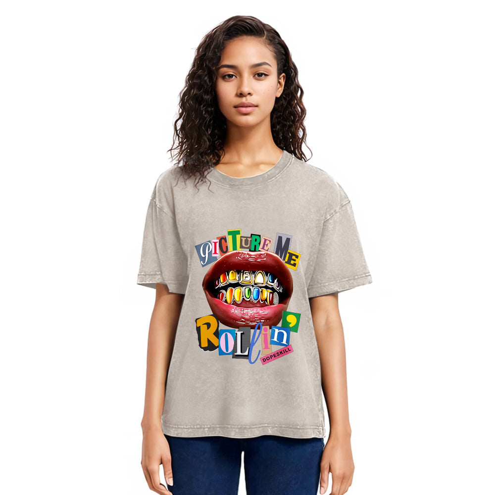 Tokyosol DopeSkill Hypebeast Hip Hop Washed T-Shirt