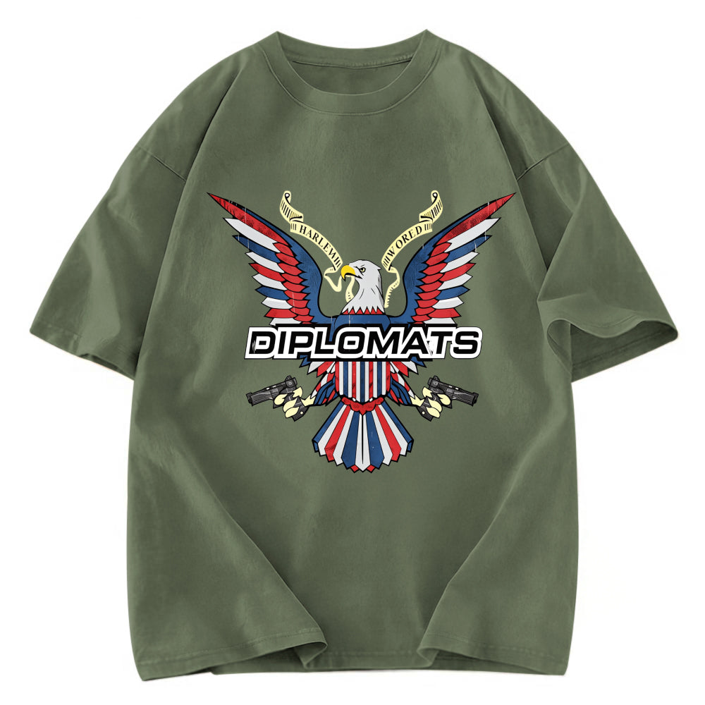 Tokyosol Retro Dipset Diplomats Logo Washed T-Shirt