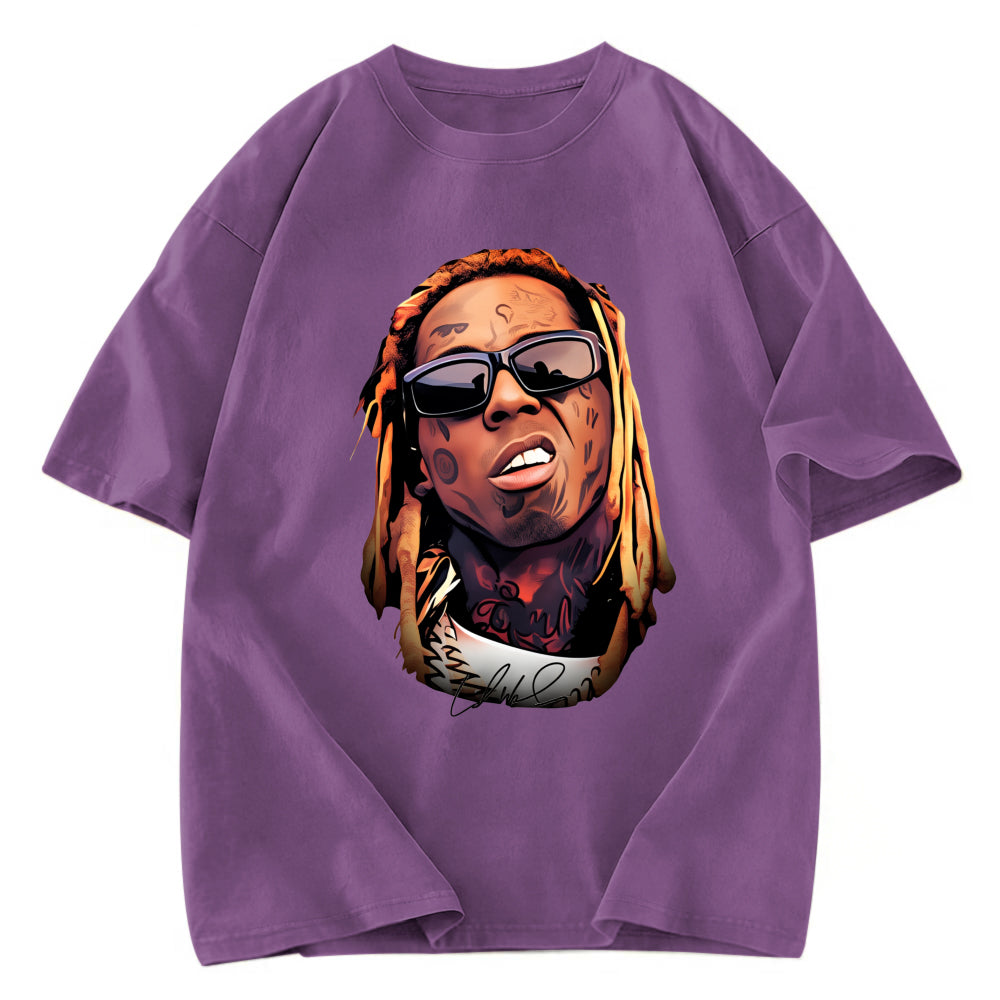 Tokyosol Weezy F Baby Dwayne Carter Washed T-Shirt