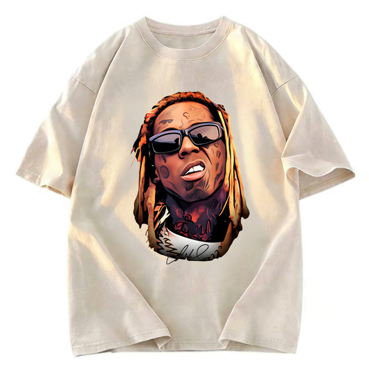 Tokyosol Weezy F Baby Dwayne Carter Washed T-Shirt
