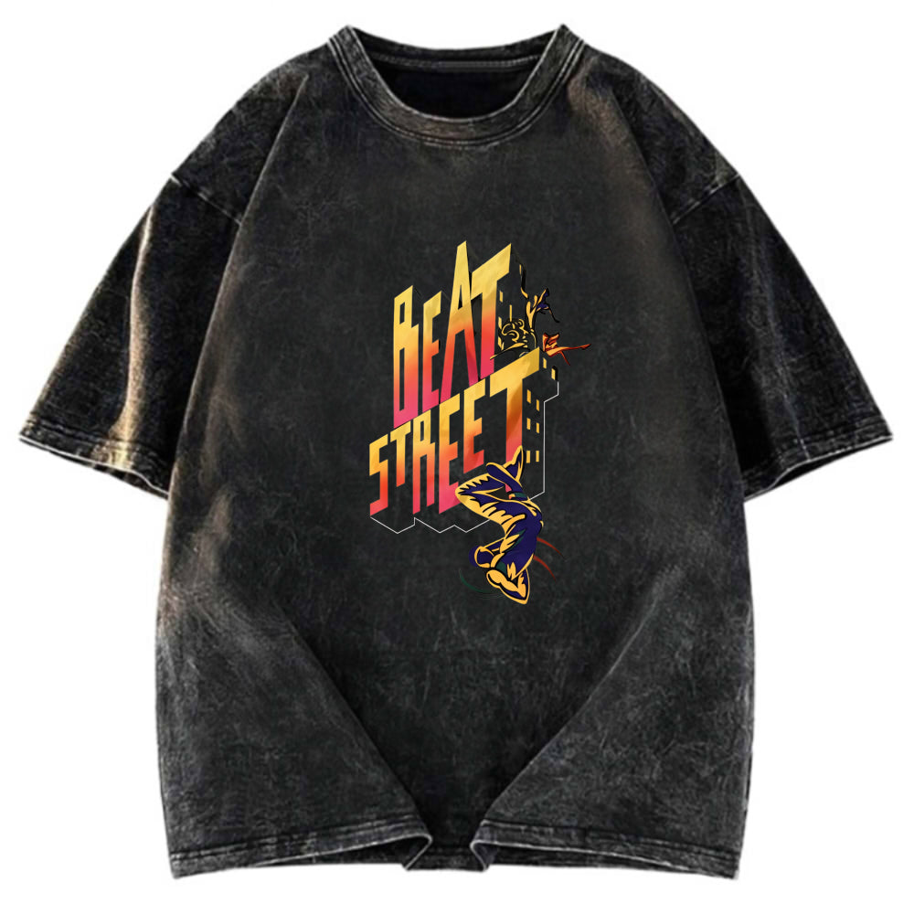 Tokyosol Beat Street Hip Hop Rap B Boys Washed T-Shirt