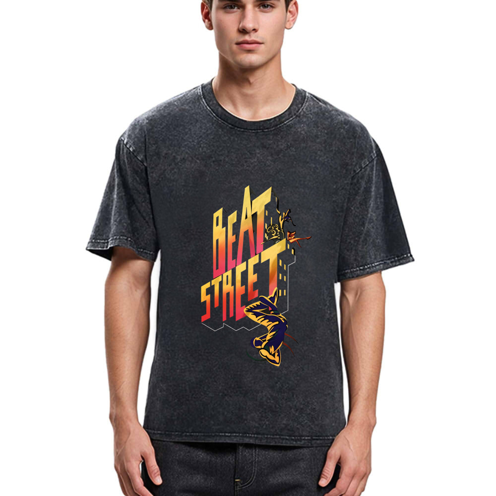 Tokyosol Beat Street Hip Hop Rap B Boys Washed T-Shirt