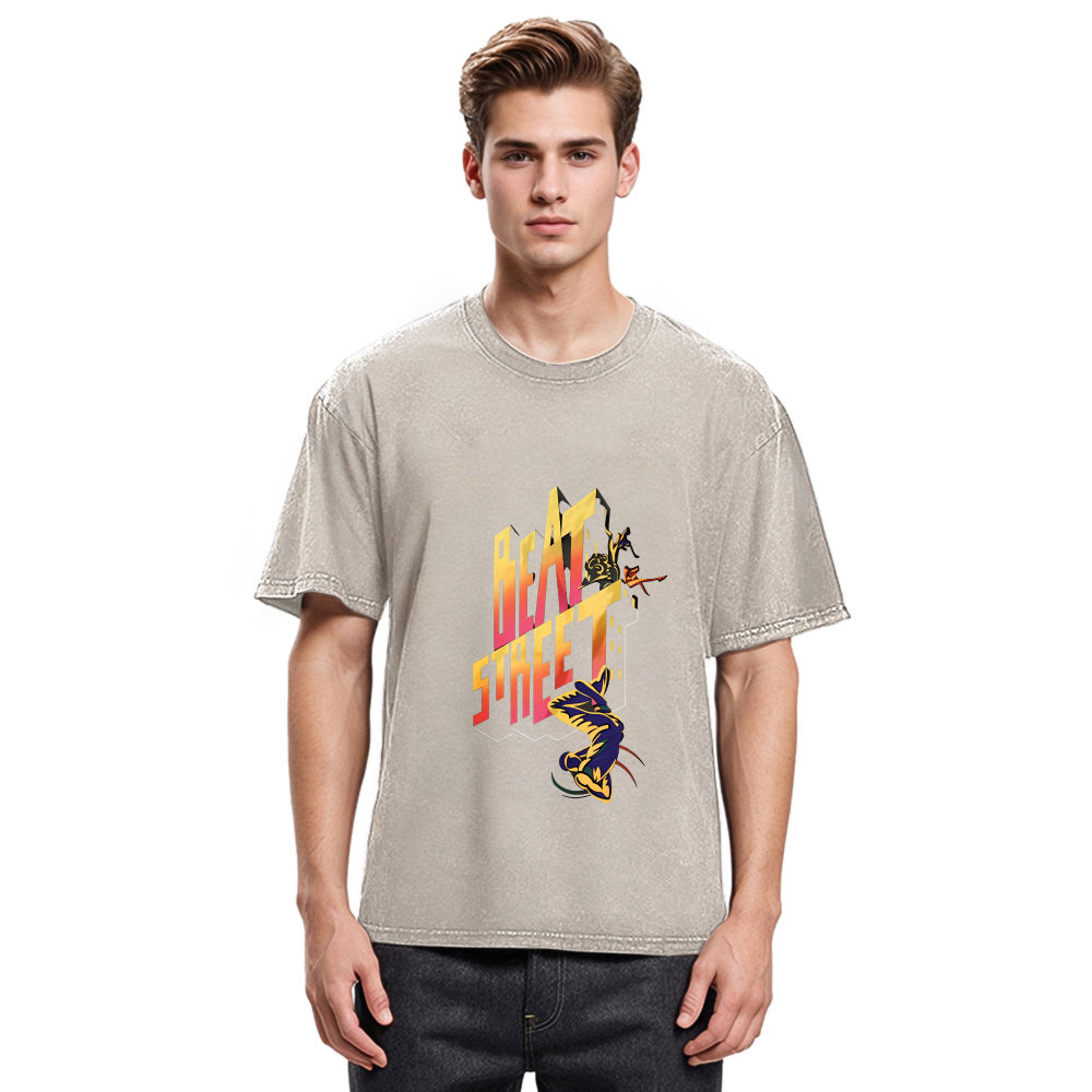 Tokyosol Beat Street Hip Hop Rap B Boys Washed T-Shirt