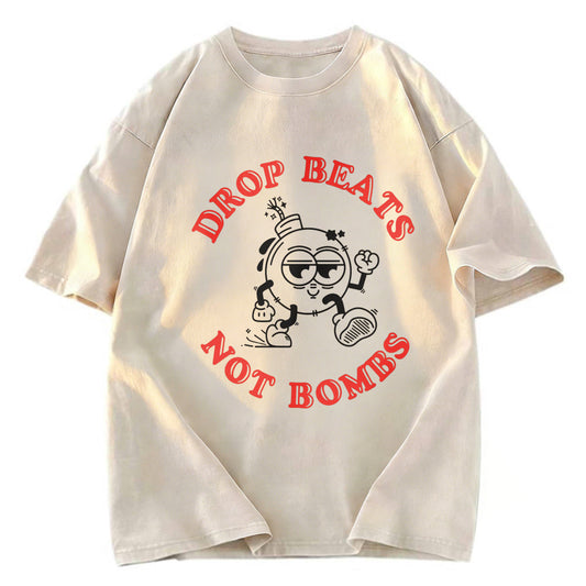 Tokyosol Drop Beats Not Bombs Washed T-Shirt