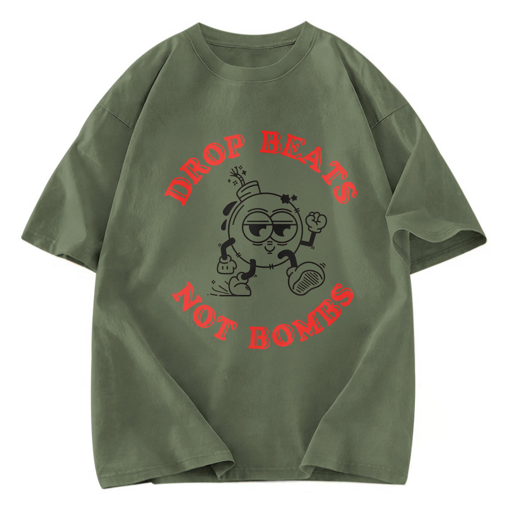 Tokyosol Drop Beats Not Bombs Washed T-Shirt