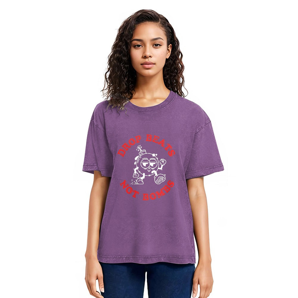 Tokyosol Drop Beats Not Bombs Washed T-Shirt