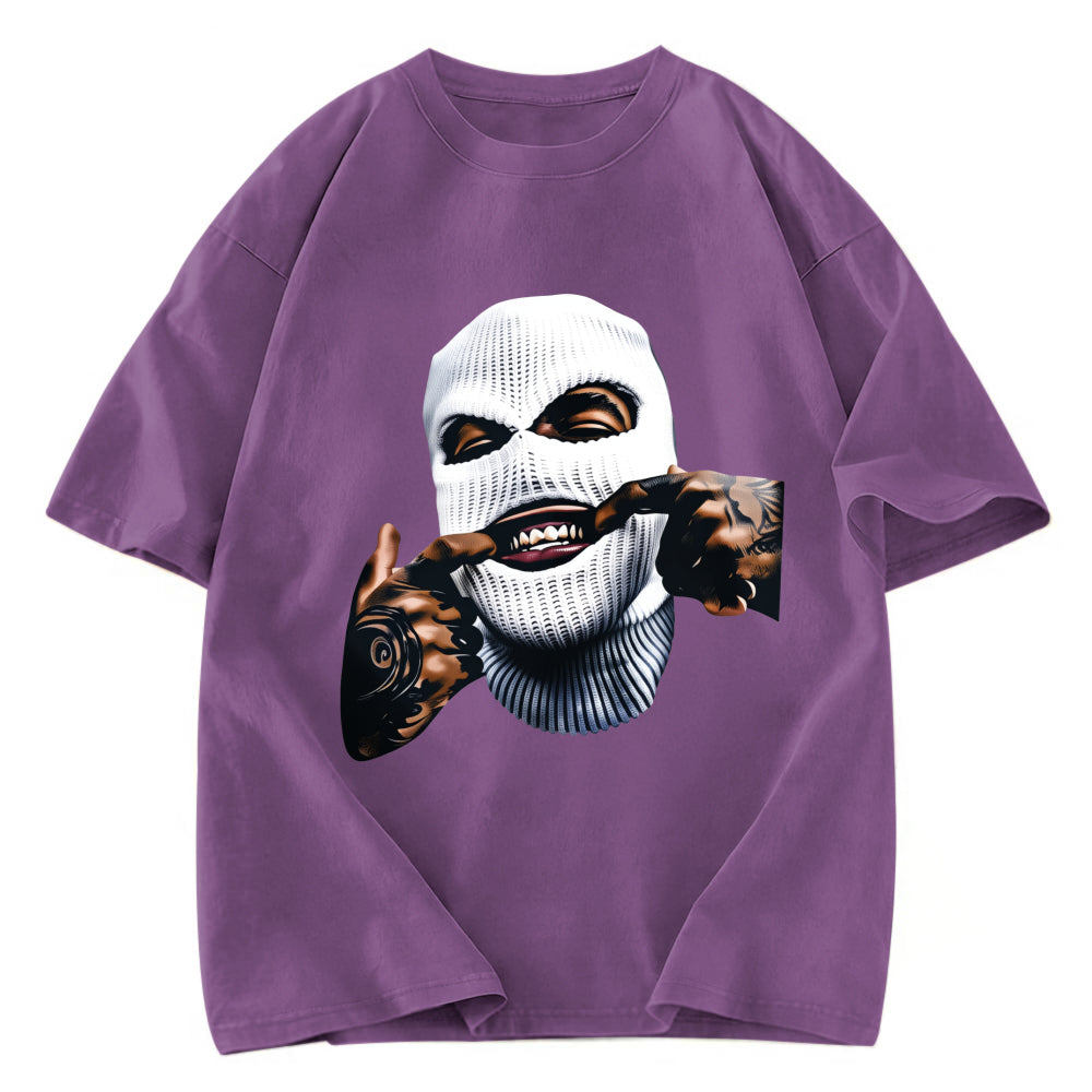 Tokyosol Funny Gangster Gangsta Hip Hop Washed T-Shirt