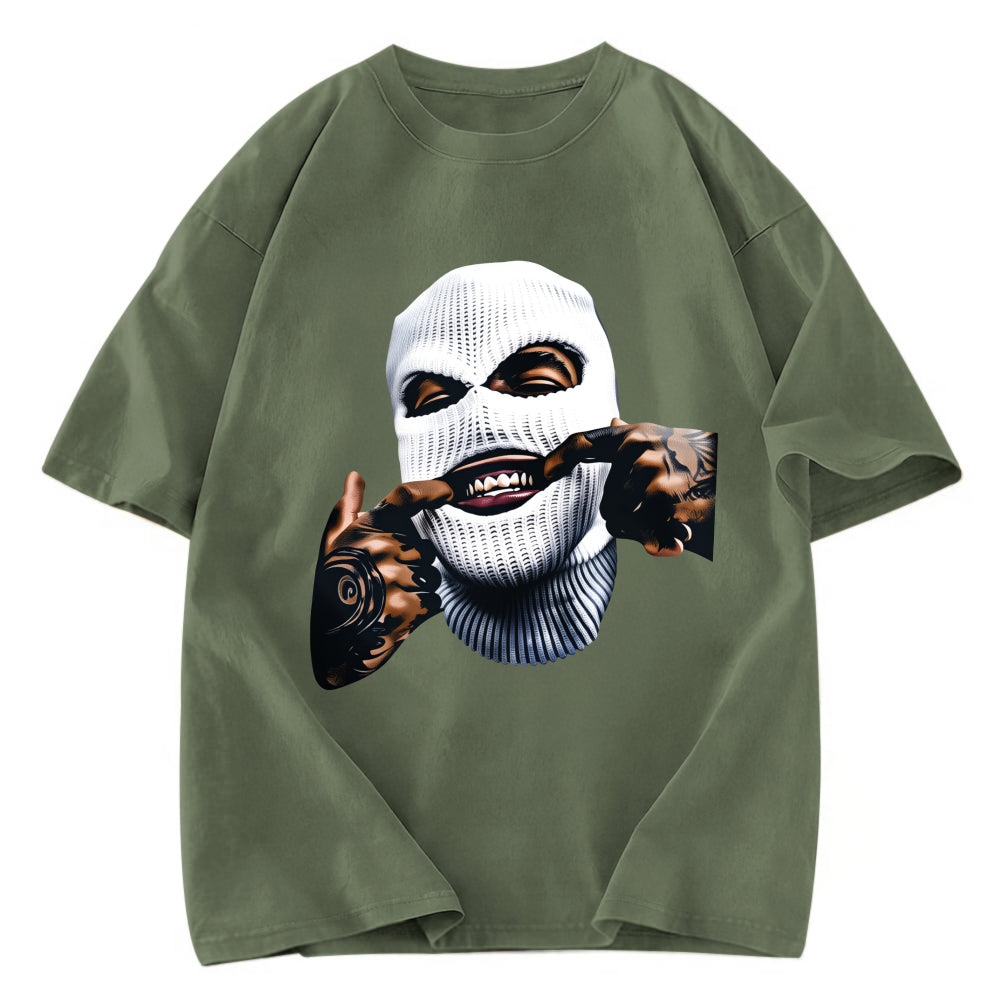 Tokyosol Funny Gangster Gangsta Hip Hop Washed T-Shirt