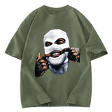 Tokyosol Funny Gangster Gangsta Hip Hop Washed T-Shirt