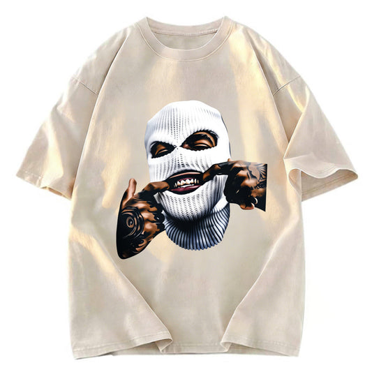Tokyosol Funny Gangster Gangsta Hip Hop Washed T-Shirt