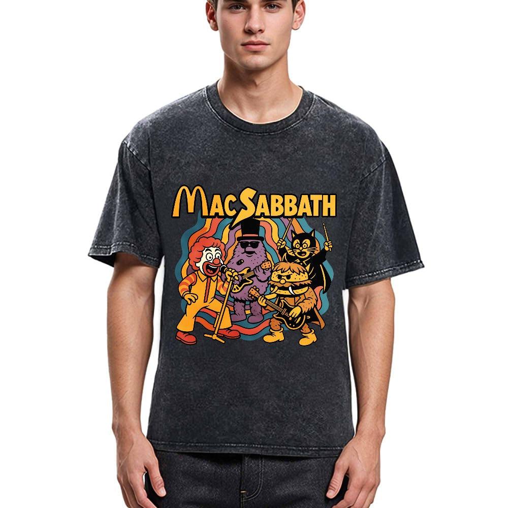 Tokyosol Burger Doom Band Washed T-Shirt