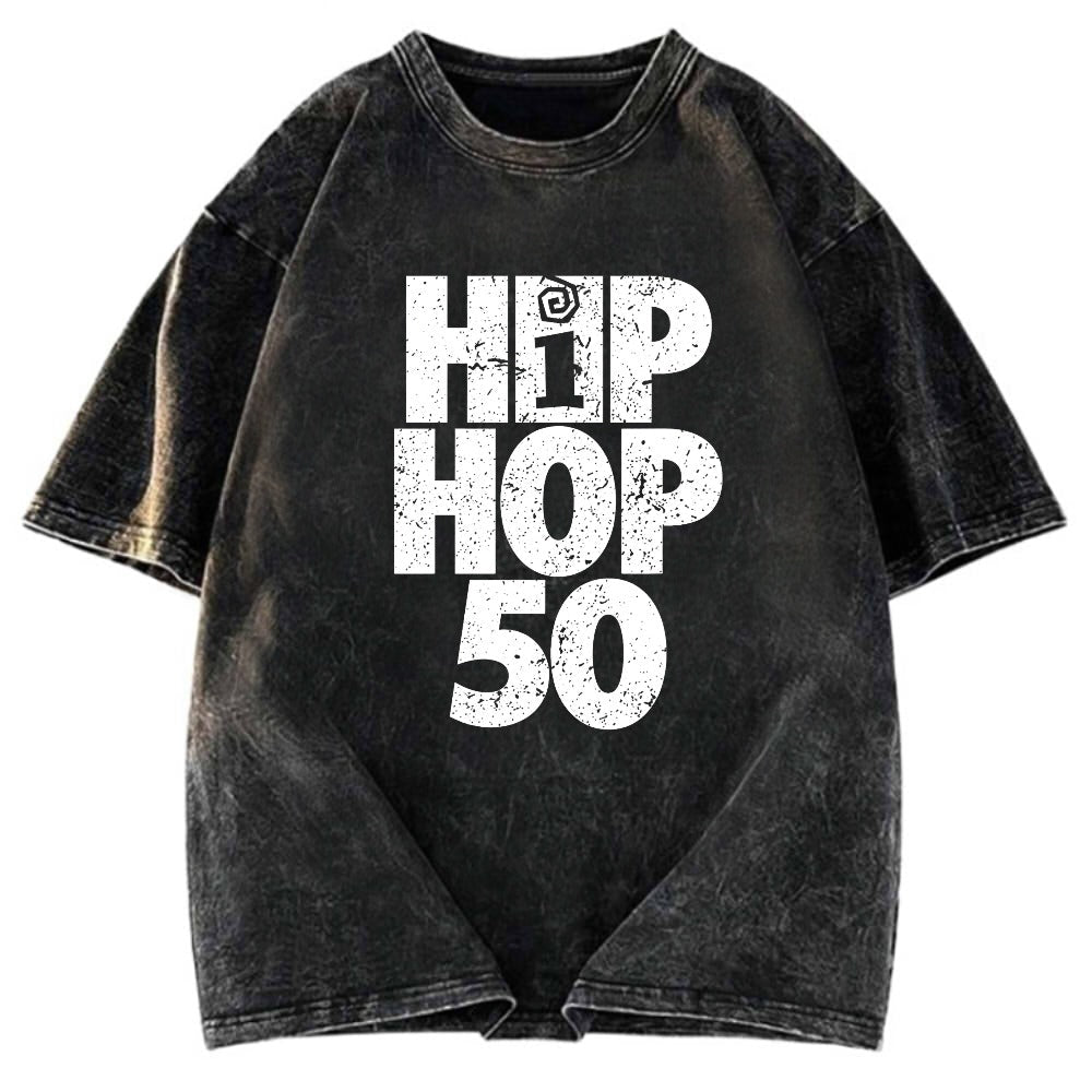 Tokyosol Hip Hop 50 Logo Washed T-Shirt