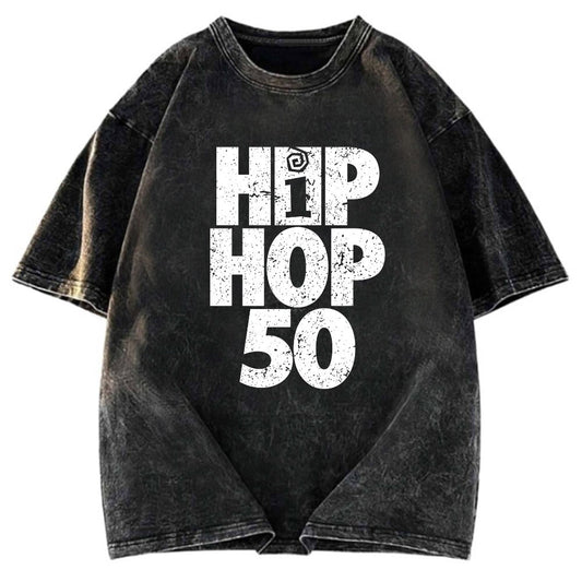 Tokyosol Hip Hop 50 Logo Washed T-Shirt