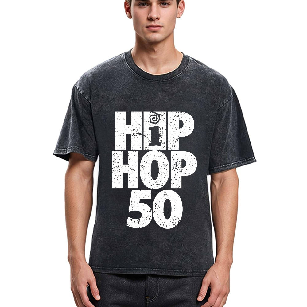 Tokyosol Hip Hop 50 Logo Washed T-Shirt