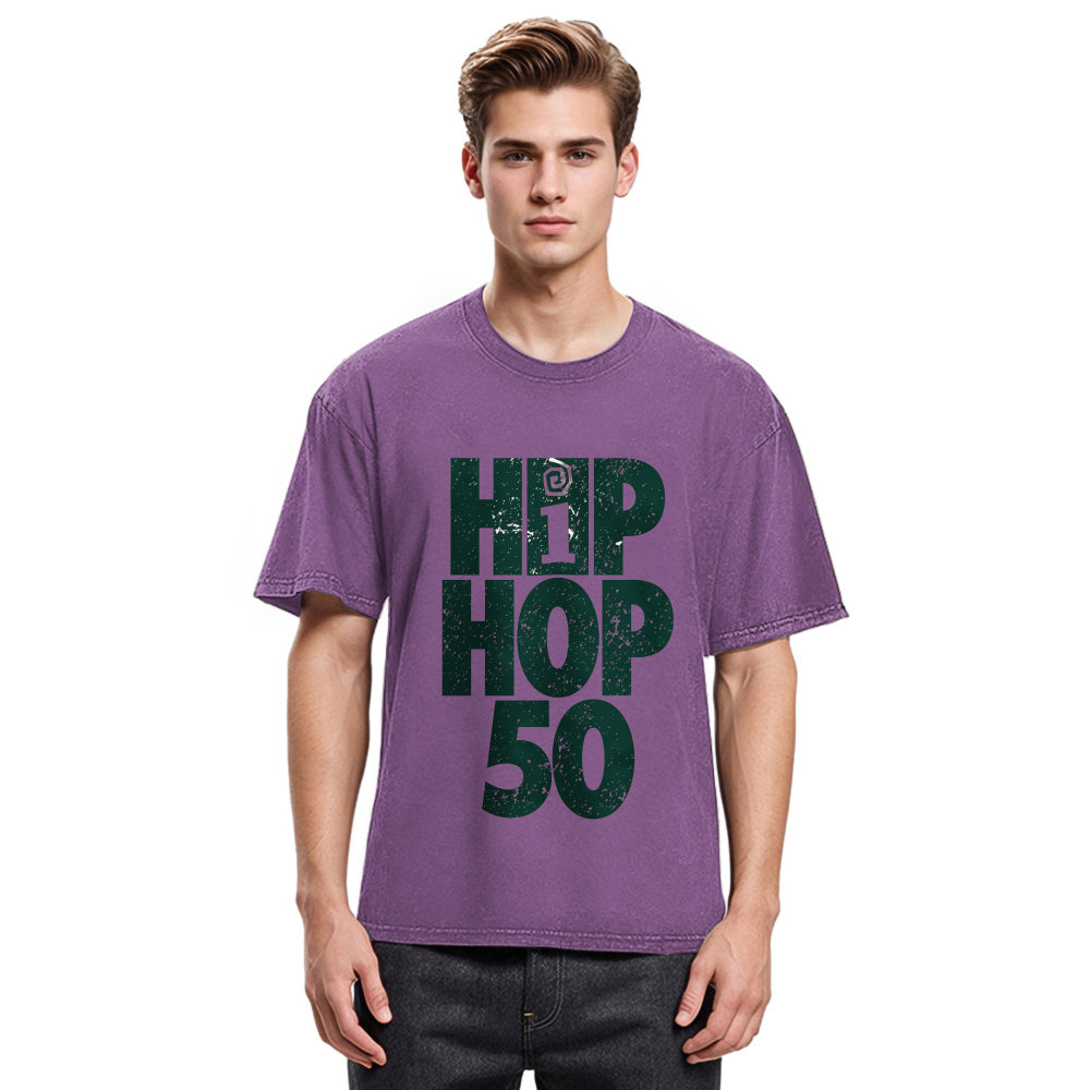 Tokyosol Hip Hop 50 Logo Washed T-Shirt