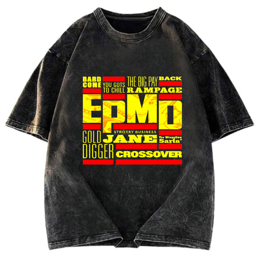 Tokyosol Hiphop All Business Washed T-Shirt