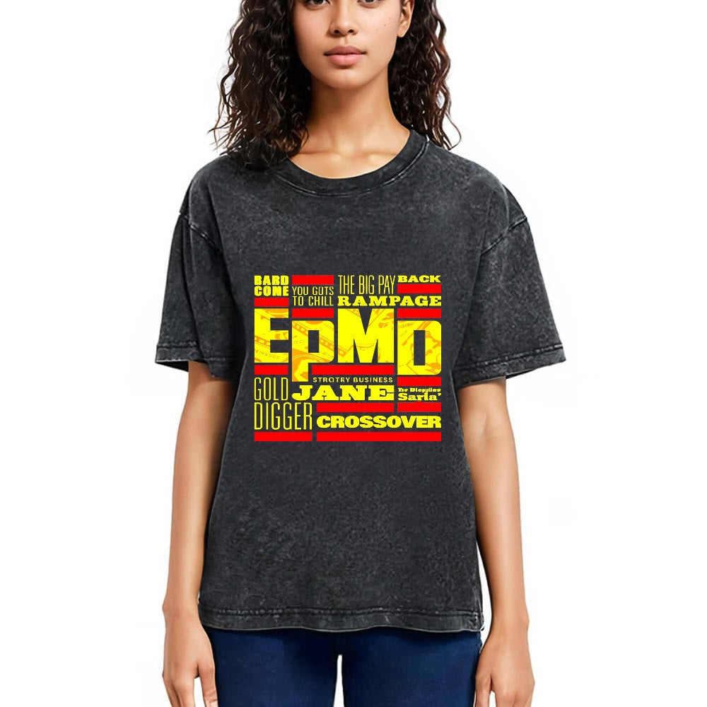 Tokyosol Hiphop All Business Washed T-Shirt