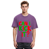 Tokyosol Can I Kick it Novelty Washed T-Shirt
