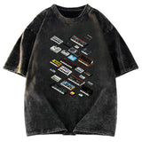 Tokyosol Synthesizer Fan Collection Washed T-Shirt