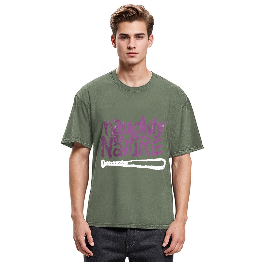 Tokyosol Logo Naughty By Nature Hiphop Washed T-Shirt