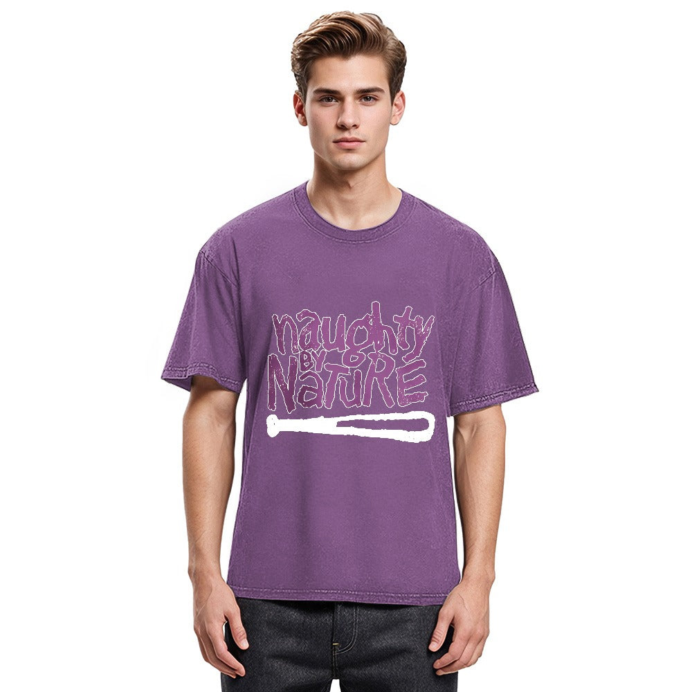 Tokyosol Logo Naughty By Nature Hiphop Washed T-Shirt