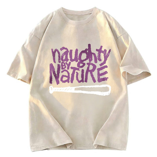 Tokyosol Logo Naughty By Nature Hiphop Washed T-Shirt