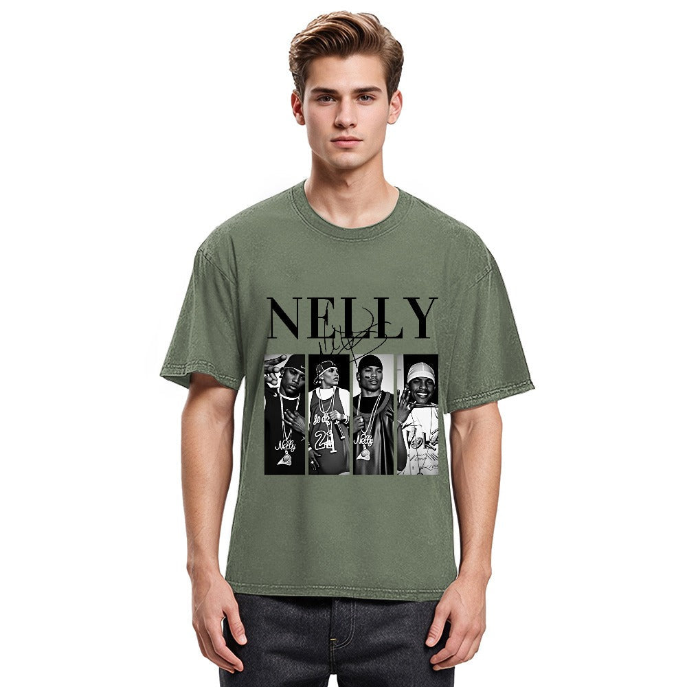 Tokyosol Nelly Rapper Signature Washed T-Shirt