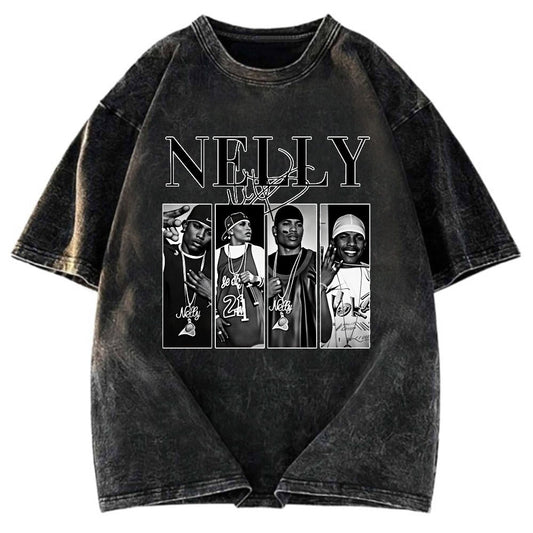 Tokyosol Nelly Rapper Signature Washed T-Shirt