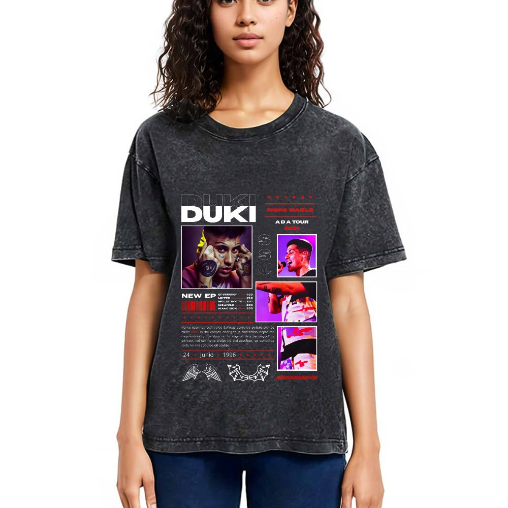 Tokyosol Duki Hiphop Washed T-Shirt