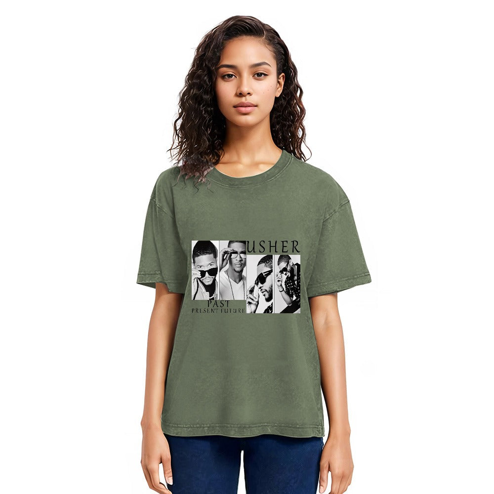 Tokyosol New Usher Past Present Future Tour Washed T-Shirt