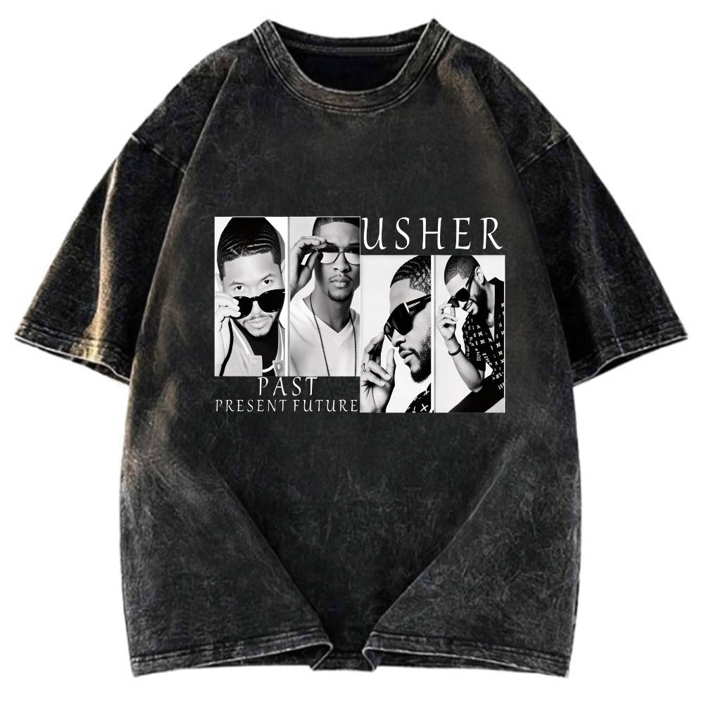 Tokyosol New Usher Past Present Future Tour Washed T-Shirt