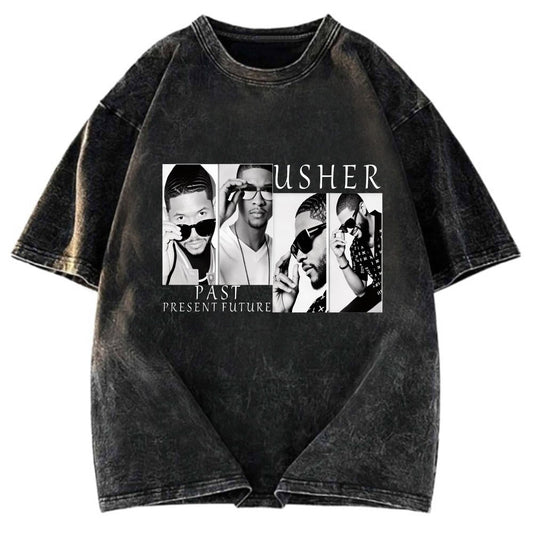 Tokyosol New Usher Past Present Future Tour Washed T-Shirt