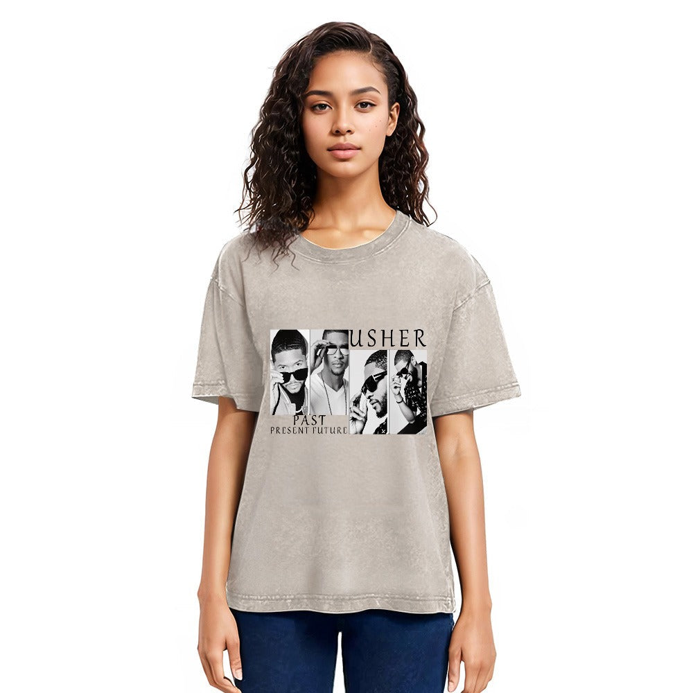 Tokyosol New Usher Past Present Future Tour Washed T-Shirt