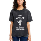 Tokyosol Loyalty And Royalty Washed T-Shirt