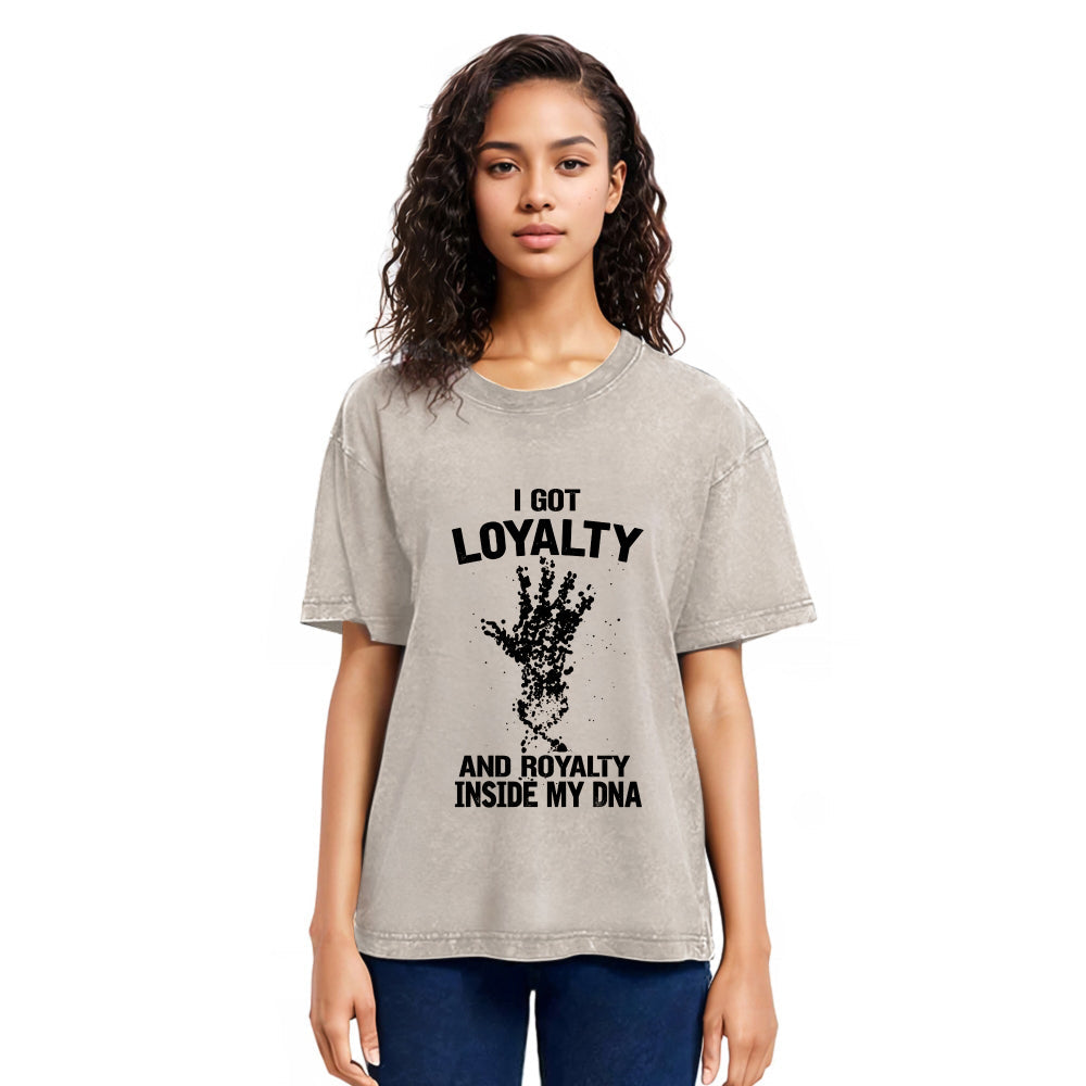 Tokyosol Loyalty And Royalty Washed T-Shirt