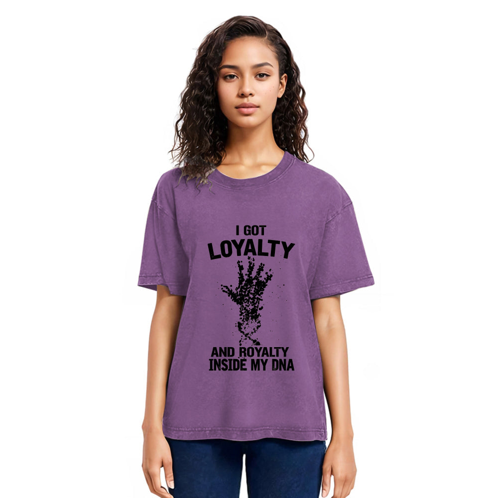 Tokyosol Loyalty And Royalty Washed T-Shirt
