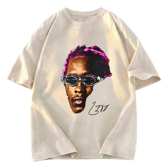 Tokyosol Hiphop Rapper Graphic Washed T-Shirt