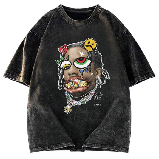 Tokyosol DopeSkill Hip Hop Washed T-Shirt